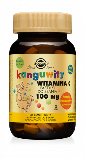 Kanguwity Witamina C 100 mg suplement Solgar