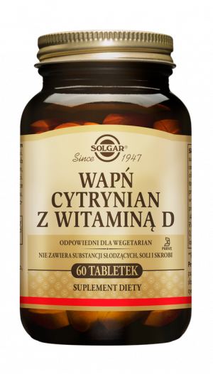 Wapń cytrynian z witaminą D