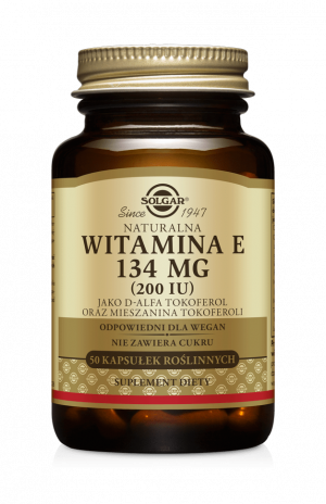 Naturalna witamina E 134 mg suplement solgar