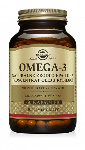 Omega-3 Naturalne źródło EPA i DHA suplement solgar