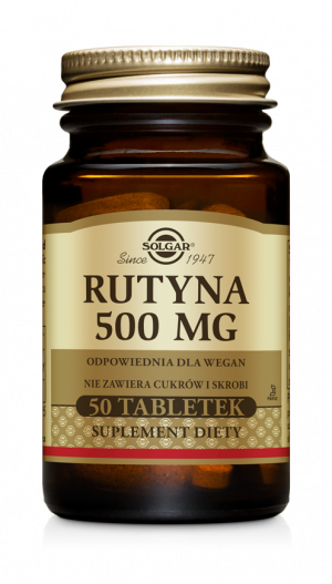 Rutyna 500 mg suplement Solgar